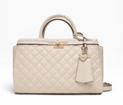 BORSA Donna “GUESS” HWGG8157060 Girlfriends Satchel Logo Beige
