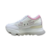 Sneakers Donna "RUCOLINE" AKI 300 Soft Bomber Bianco-Rosa