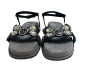 SANDALI DONNA “PREGUNTA ” 001 PRIMAVERA ESTATE 2025 NERO