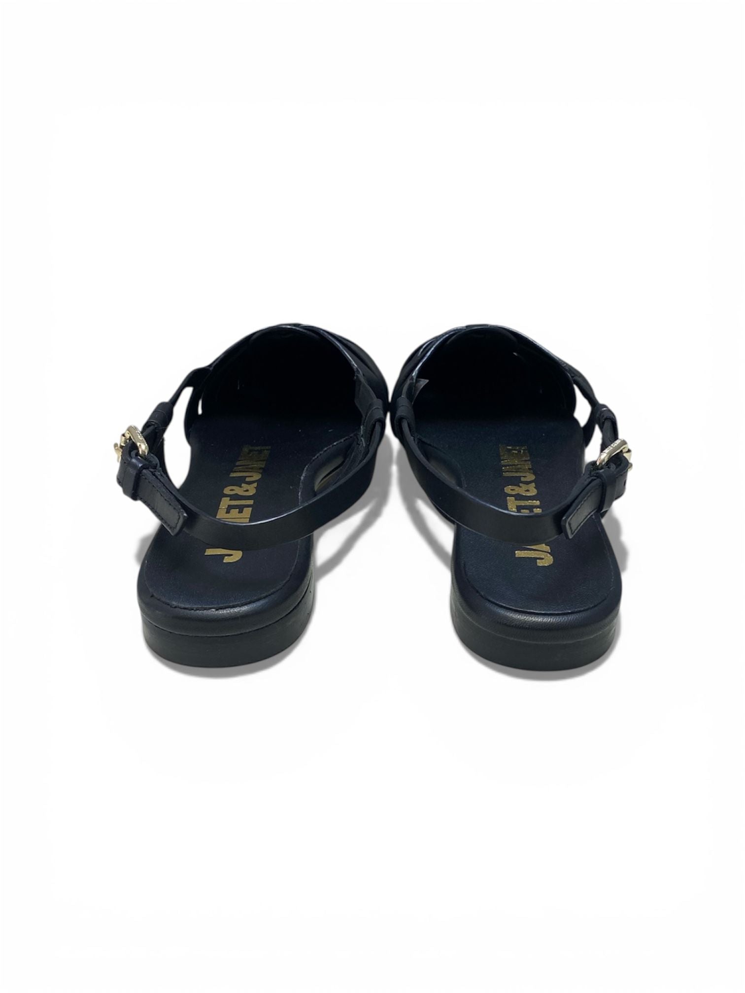 Dècollettè Chanel DONNA “JANET & JANET” Slingback J-301 Vera Pelle Nero