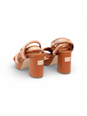 Sandali Zeppa Donna“ALV BY ALVIERO MARTINI” ALVSDO163  Cuoio Tan