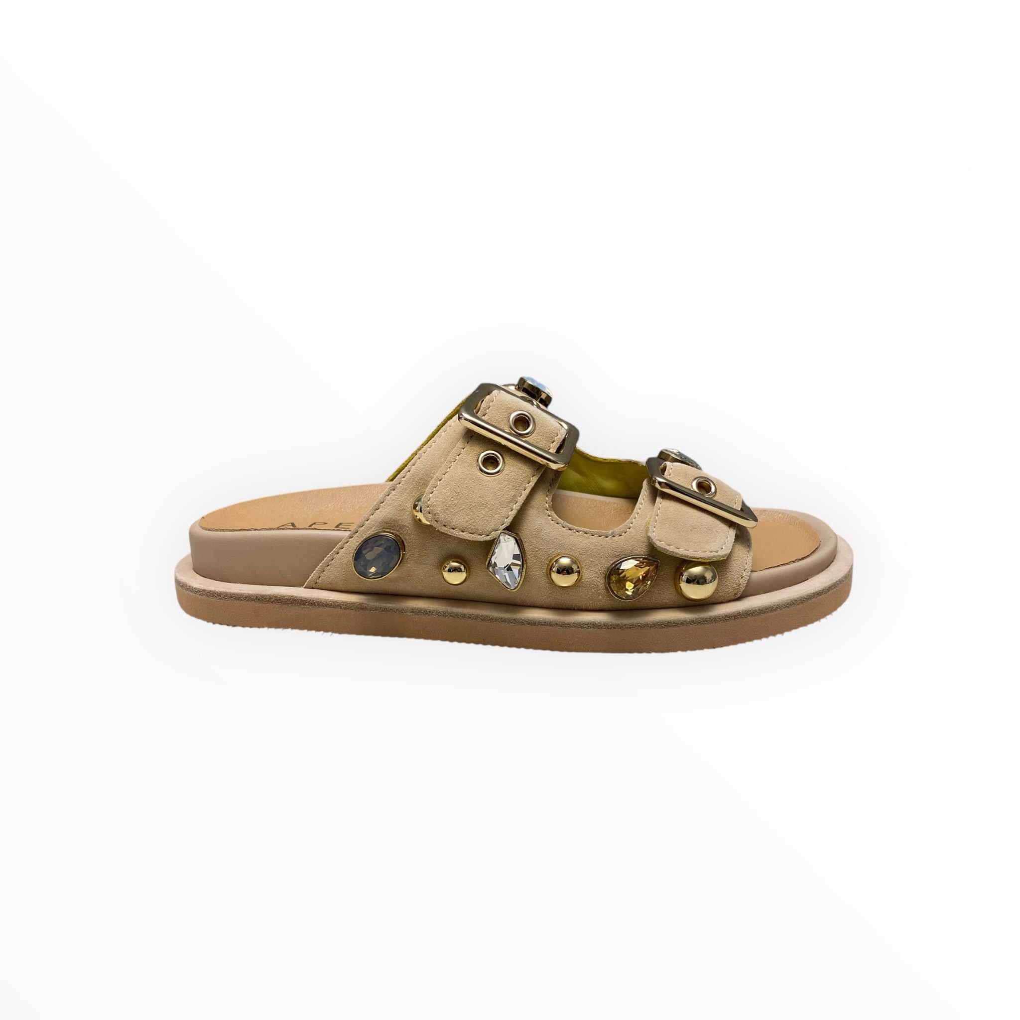 Sandali Ciabatte Donna “APEPAZZA” FIORE S5FUSS04/STO Beige