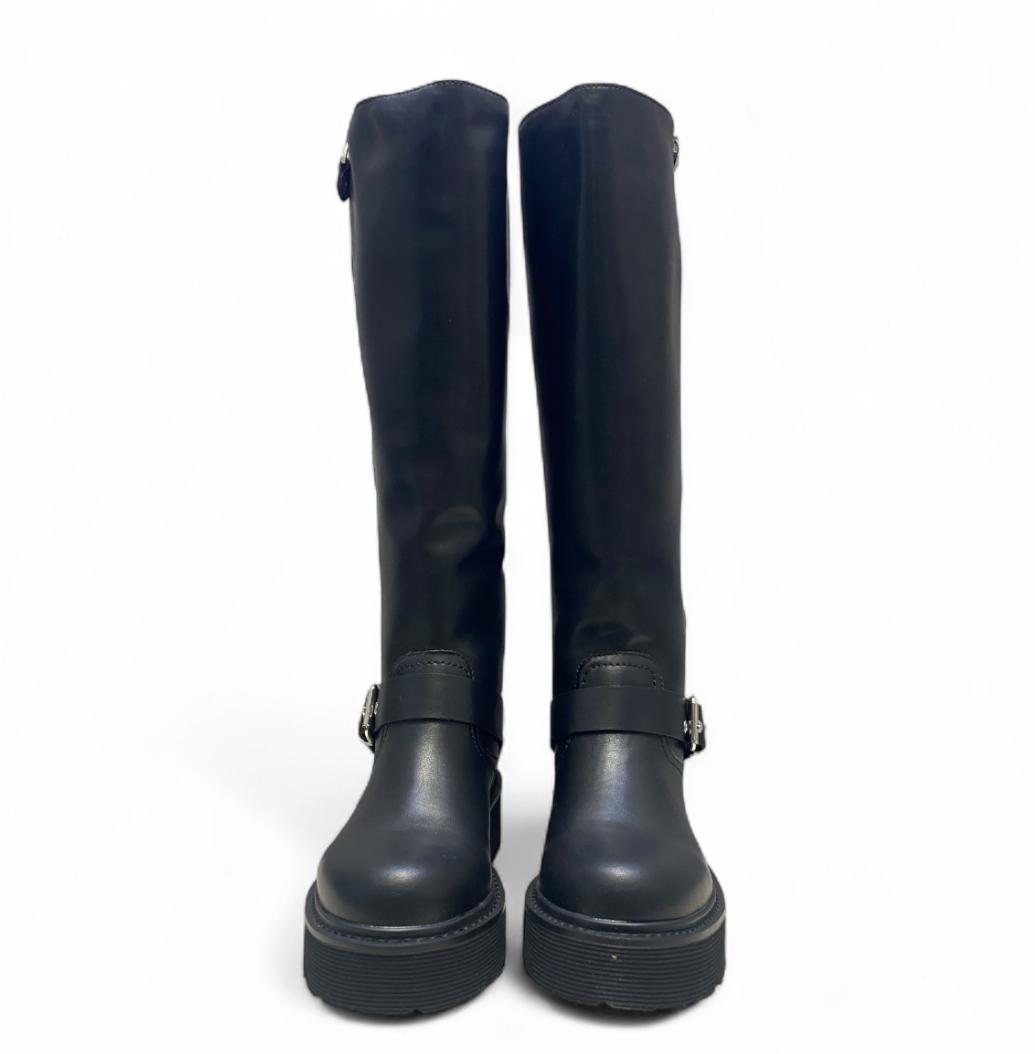 Stivali Donna “CULT” CLW391400 Slash 3914 High Pelle Nero