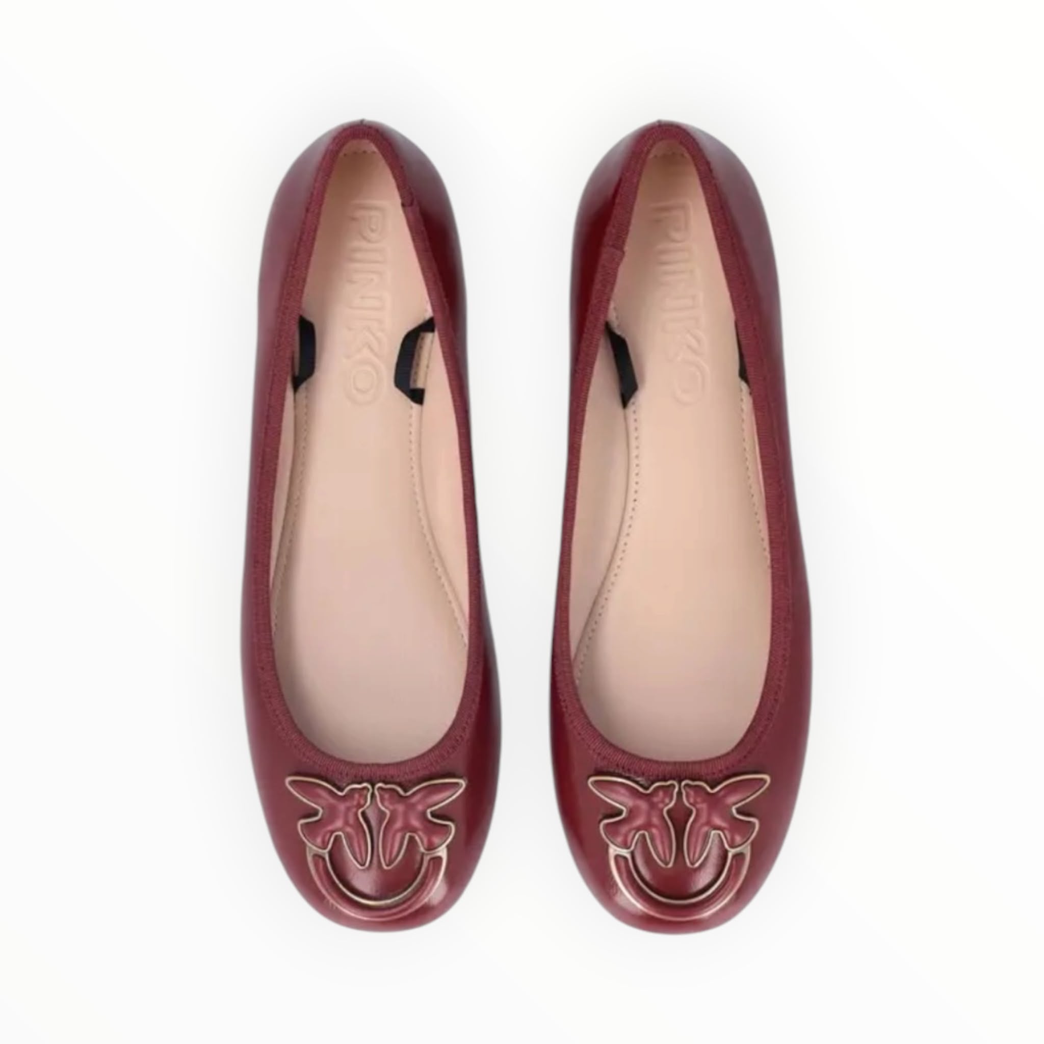 Ballerina Donna "PINKO" Gioia 02 CR8 SD0111P043 Pelle Nappa BORDEAUX