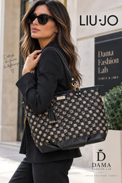 BORSA DONNA “LIU JO”OF0055 E0513 BRAVA M SHOPPING NERO