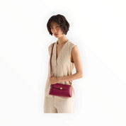 BORSA DONNA “FURLA” FUBMNWW00881PEO SFERA SOFT MINI CROSSBODY TOP HANDLE RODODENDRO  BORDEAUX