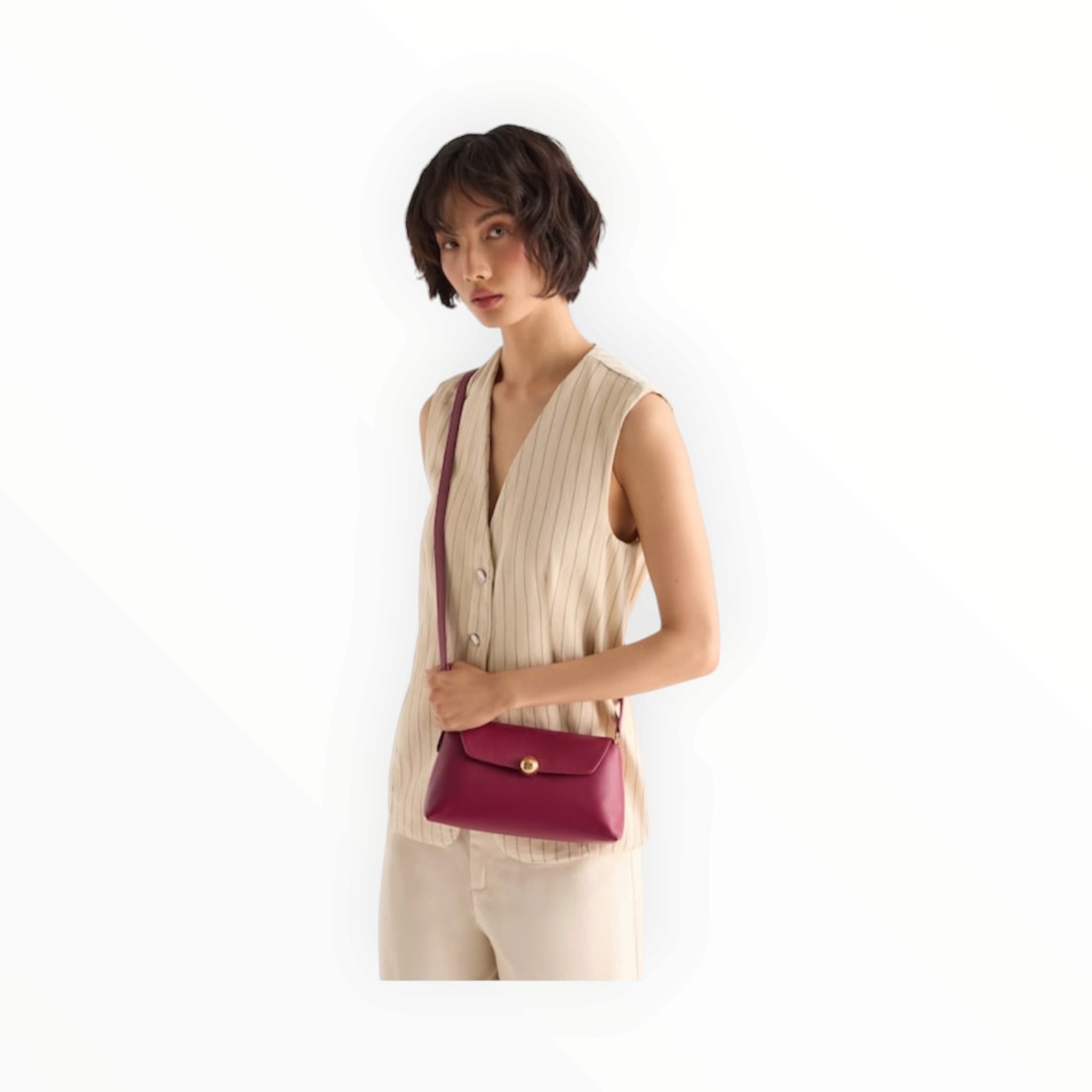 BORSA DONNA “FURLA” FUBMNWW00881PEO SFERA SOFT MINI CROSSBODY TOP HANDLE RODODENDRO  BORDEAUX