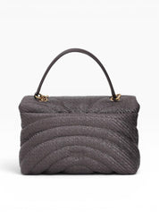 BORSA DONNA “PINKO ” LOVE PUFF CLASSIC RAFIA BUTTERFLY TESTA DI MORO