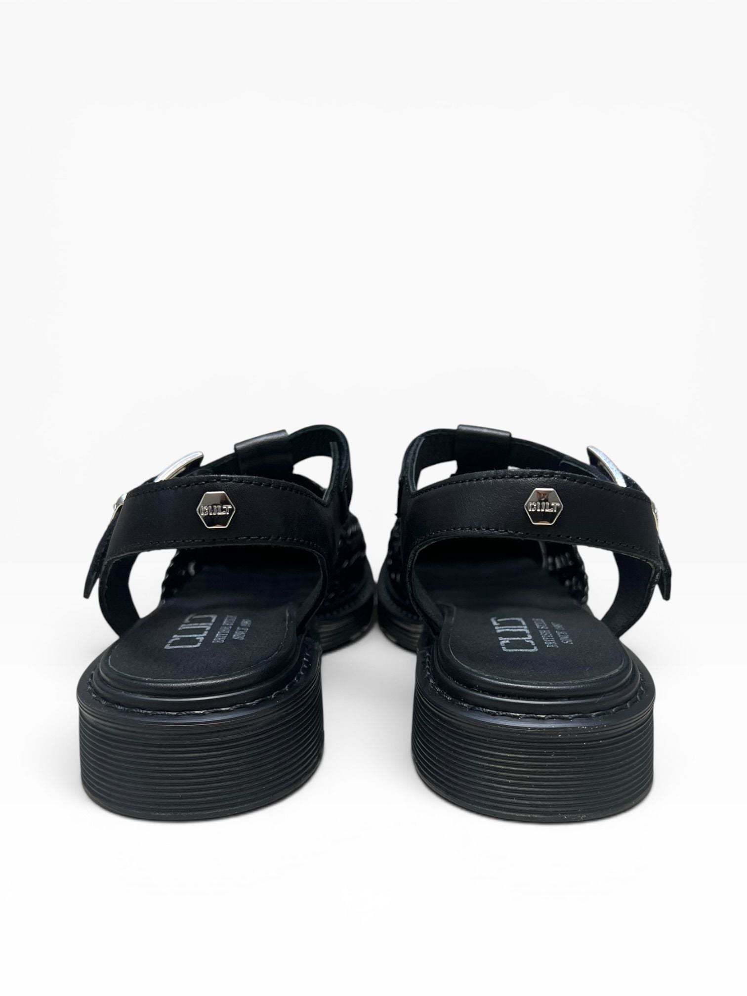SANDALI DONNA “CULT” CLW442800 SABBATH WEAV  PELLE NERO