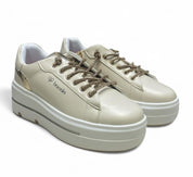 Sneakers Donna "BRACCIALINI" BA142 Beige/Oro