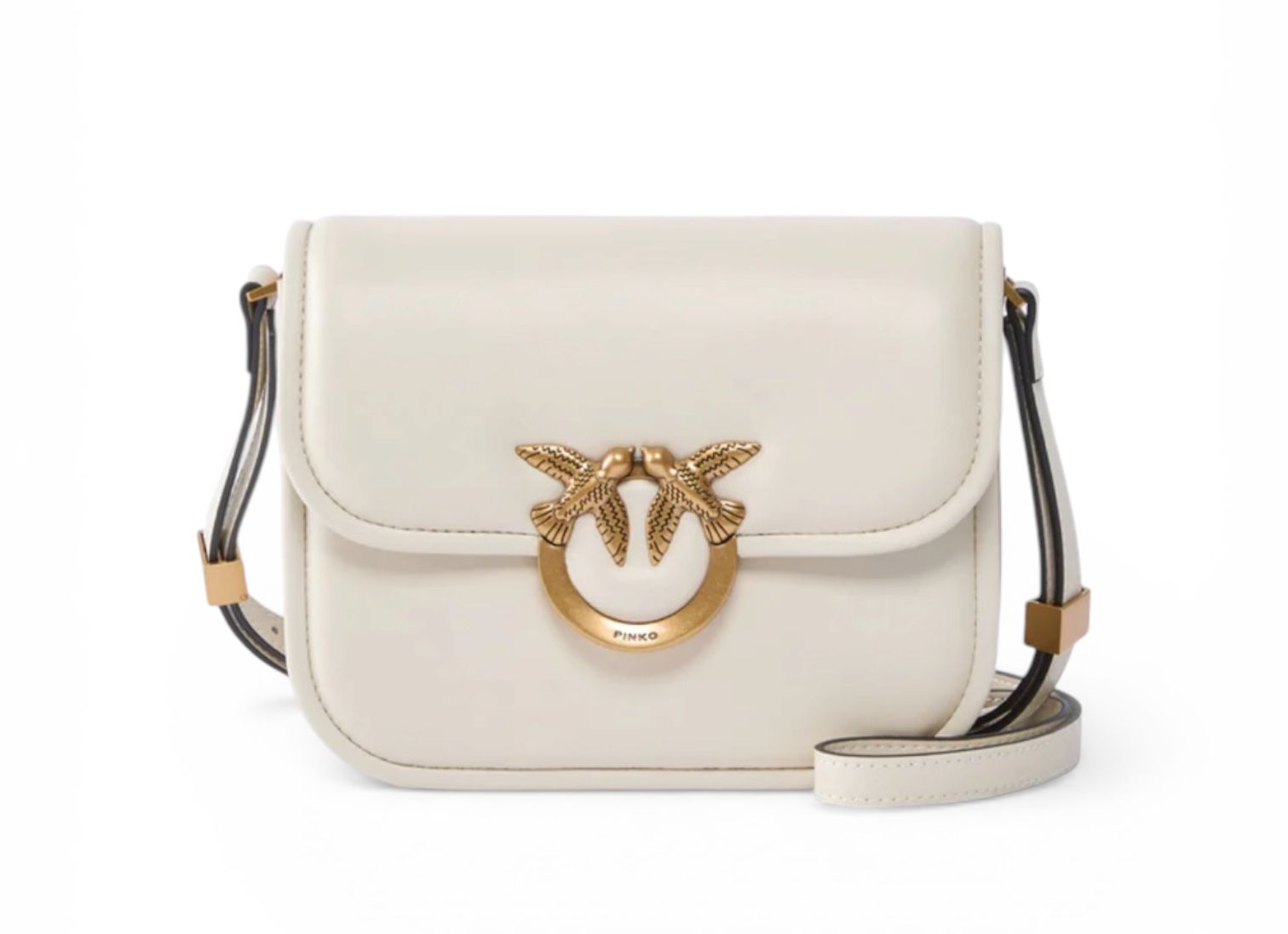 BORSA DONNA “PINKO ” LOVE BOX BAG FL MINI NAPPA AVORIO