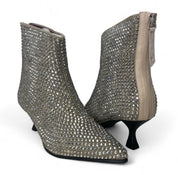 Stivaletti Donna “APEPAZZA" F3SUSAN01/DIA Sibilla Taupe Strass