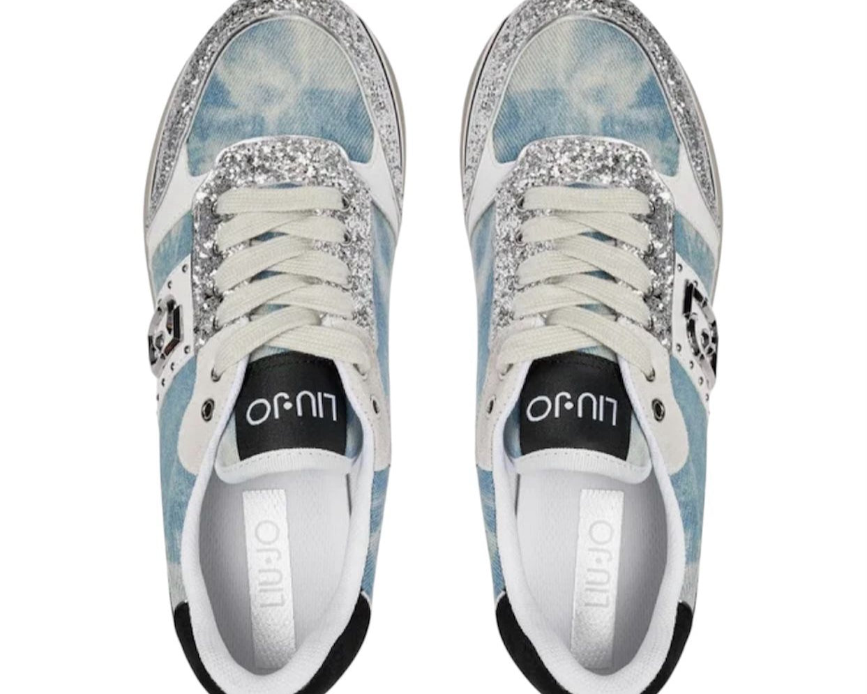 SNEAKERS DONNA “LIU JO” MAXI WONDER 71 DEMIN GLITTER