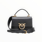 BORSA DONNA “PINKO ”LOVE ONE TOP HANDLE MINI LIGHT A0F1 Z990 PELLE NERO