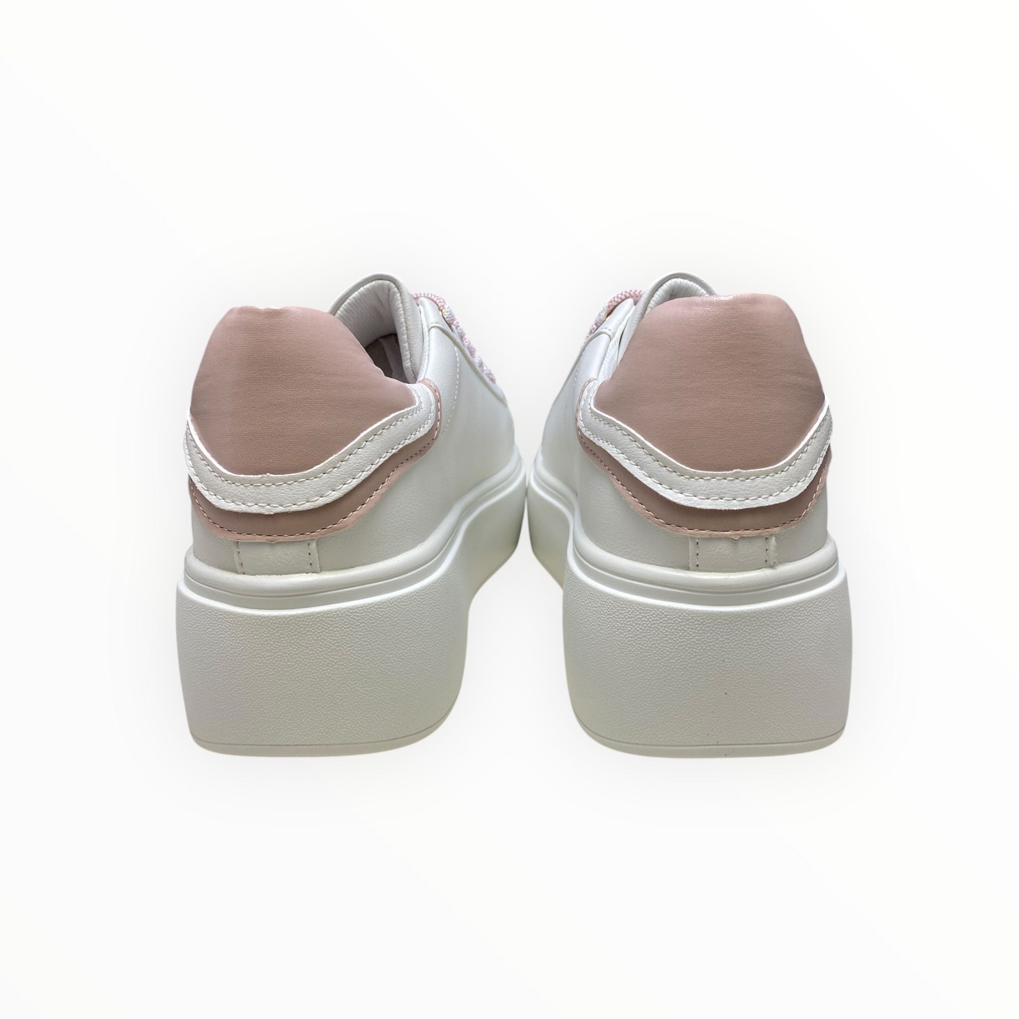 Sneakers Donna “BRACCIALINI” BA138 Bianco/Rosa