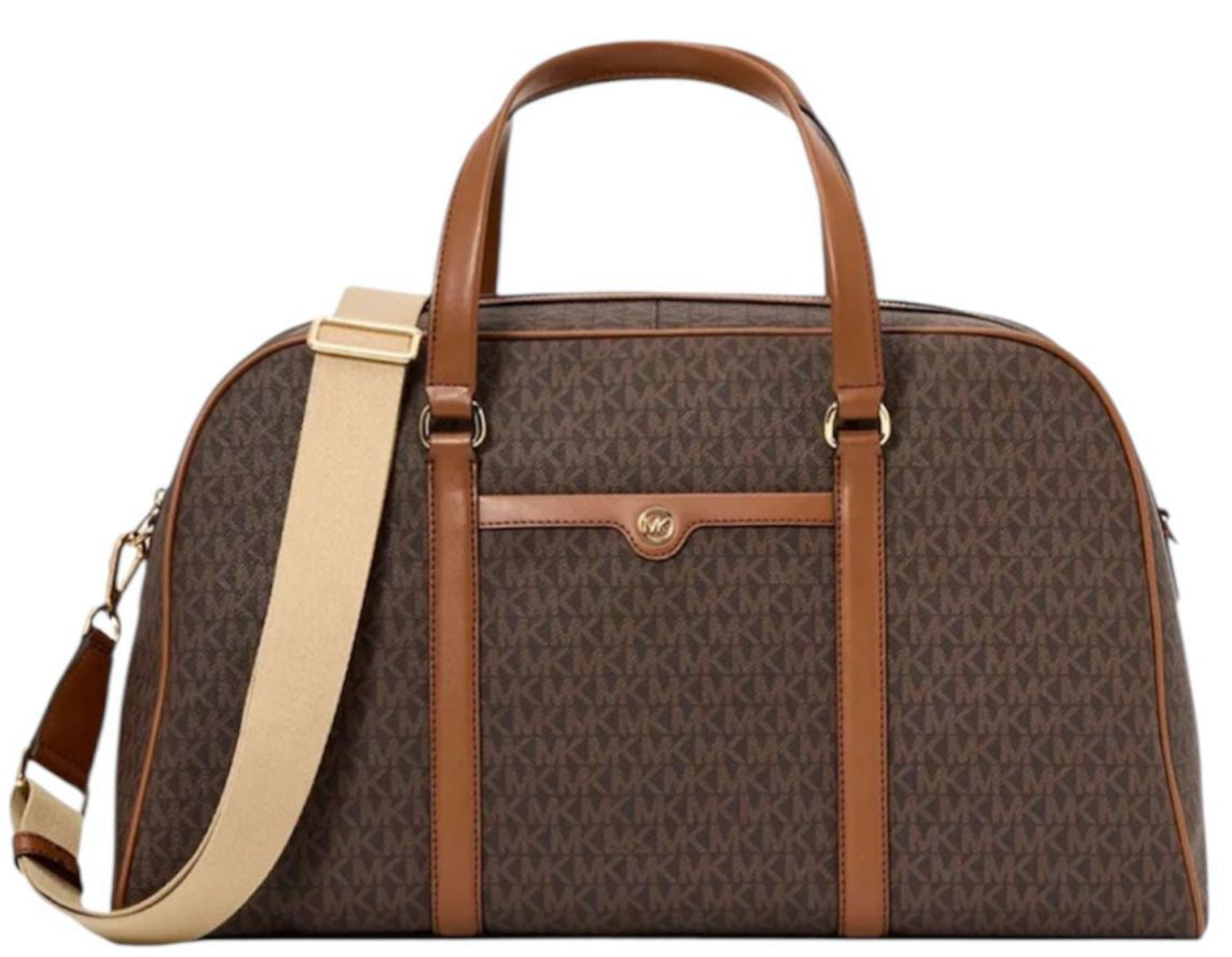 Borsa "MICHAEL KORS" Weekend XL Jet Set Travel Logo 35S4GTFU4B Brown