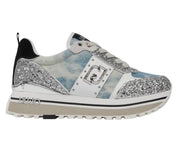 SNEAKERS DONNA “LIU JO” MAXI WONDER 71 DEMIN GLITTER