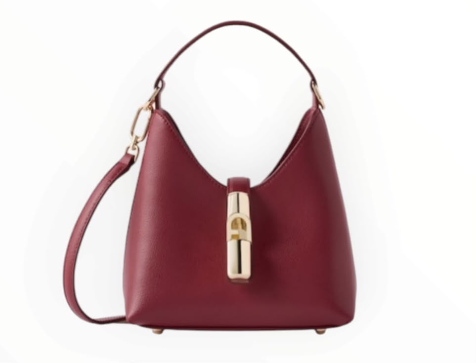 BORSA DONNA “FURLA” FUBHBSW00876PEO IRIDE MINI HOBO W/STRAP CILIEGIA