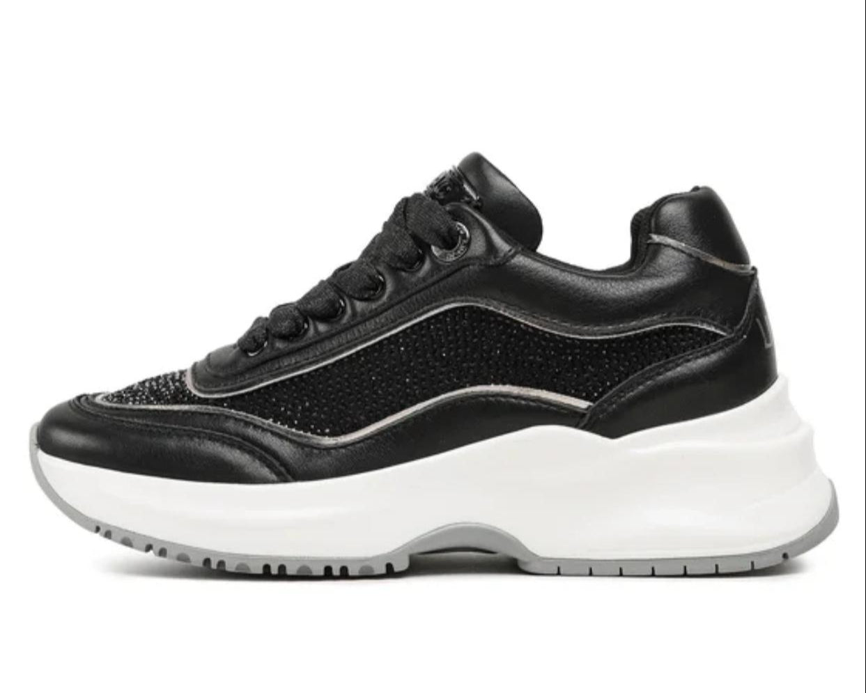 Sneakers Donna “Liu Jo” Lily 15  Nero strass
