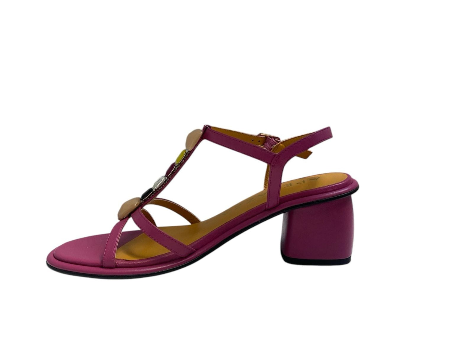 SANDALI DONNA “APEPAZZA ” SABINA PRIMAVERA ESTATE 2025 PELLE FUCSIA