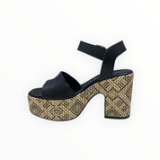 Sandali Tacco Zeppa Donna “PREGUNTA”2519002 003 Nero