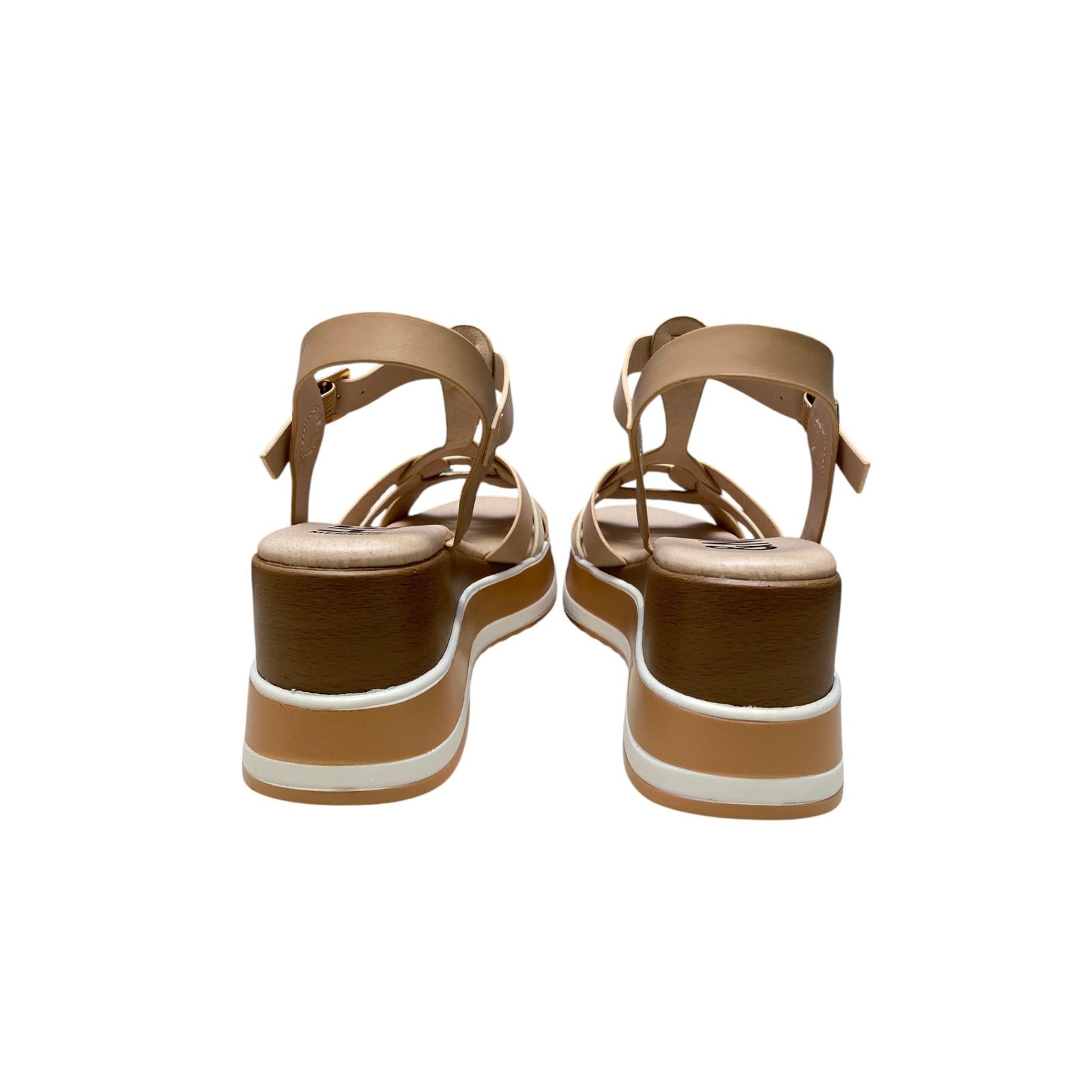 Sandali Zeppa Donna "MENBUR" 25609 0097 Nude