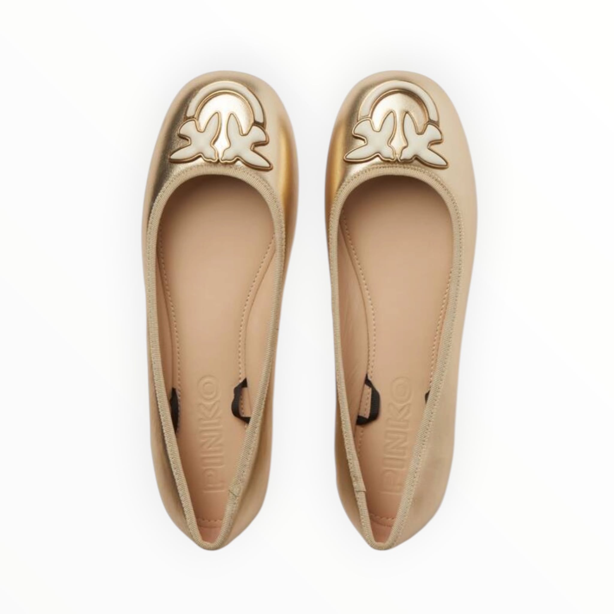 Ballerina Donna "PINKO" Gioia 02 H82 SD0111P028  Pelle  Laminato ORO