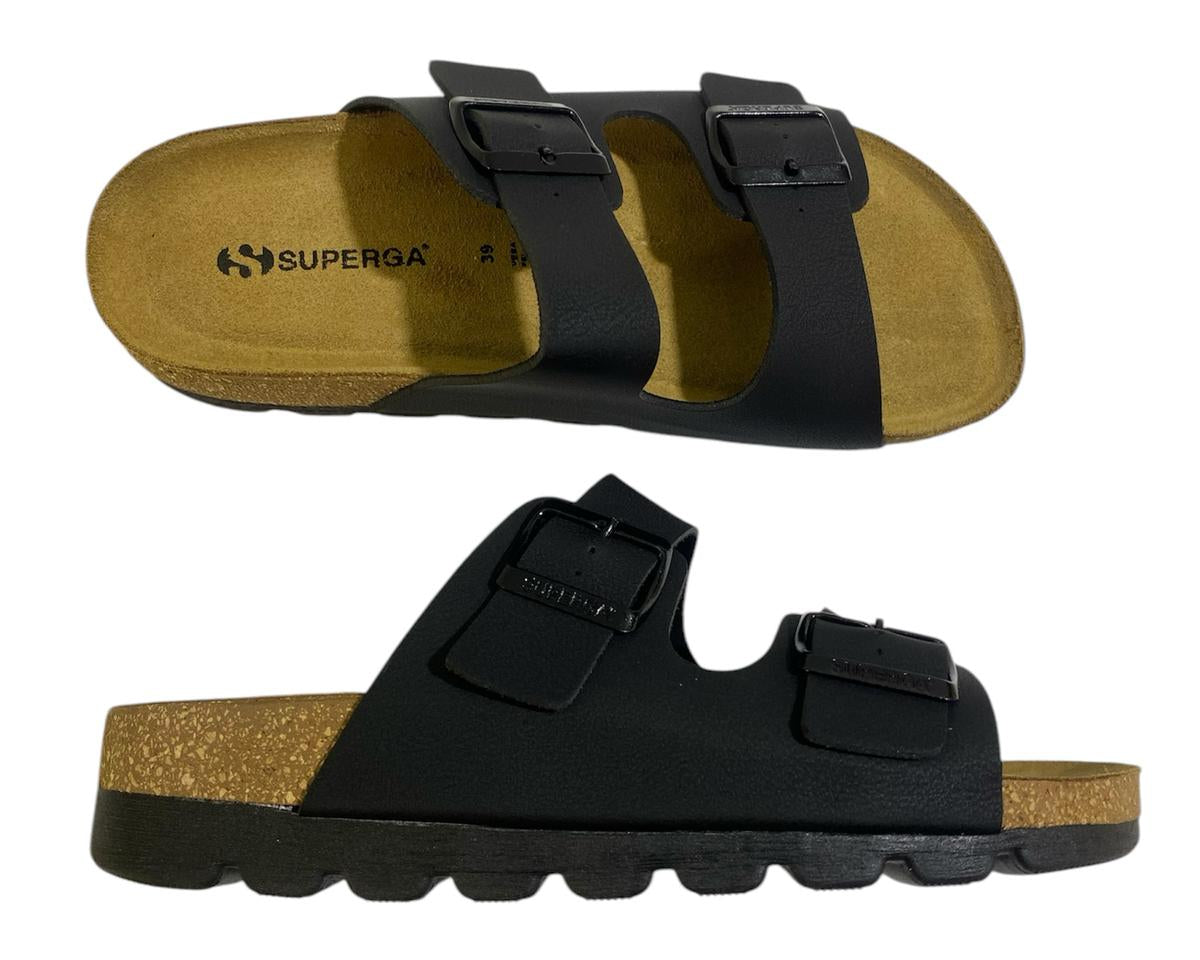 CIABATTE  DONNA “SUPERGA” S31Y274/SP PRIMAVERA ESTATE 2025 NERO