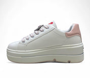 Sneakers Donna "BRACCIALINI" BA141 Bianco/Rosa