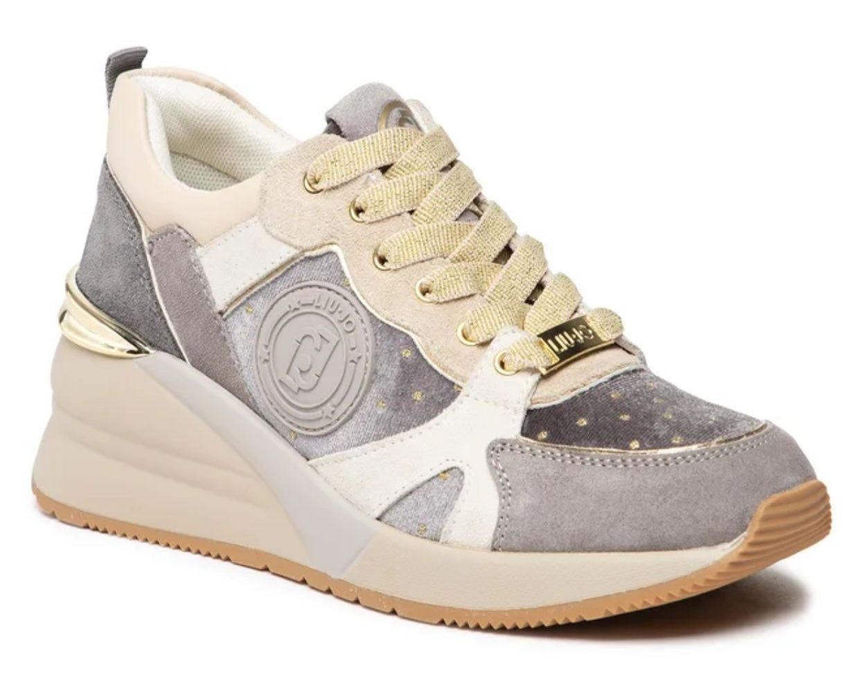 Sneakers Donna “Liu Jo” Alyssa 02 Grigio/Beige-Oro