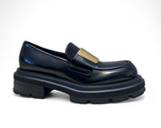 Mocassini  Donna “Elena Iachi” E4121-T Pelle  Nero