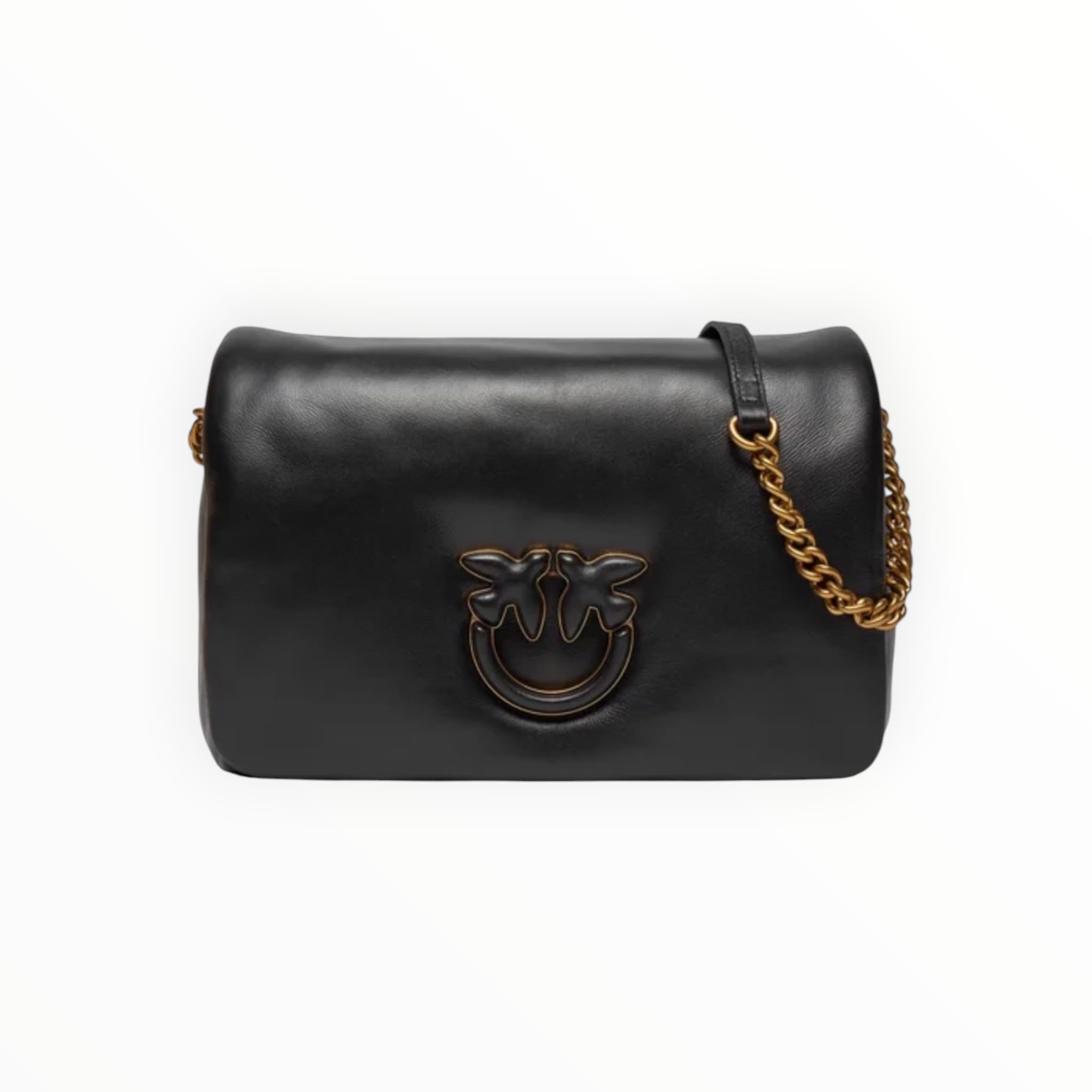 BORSA DONNA “PINKO ”LOVE CLICK CLASSIC PUFF A10F Z99B PELLE NERO