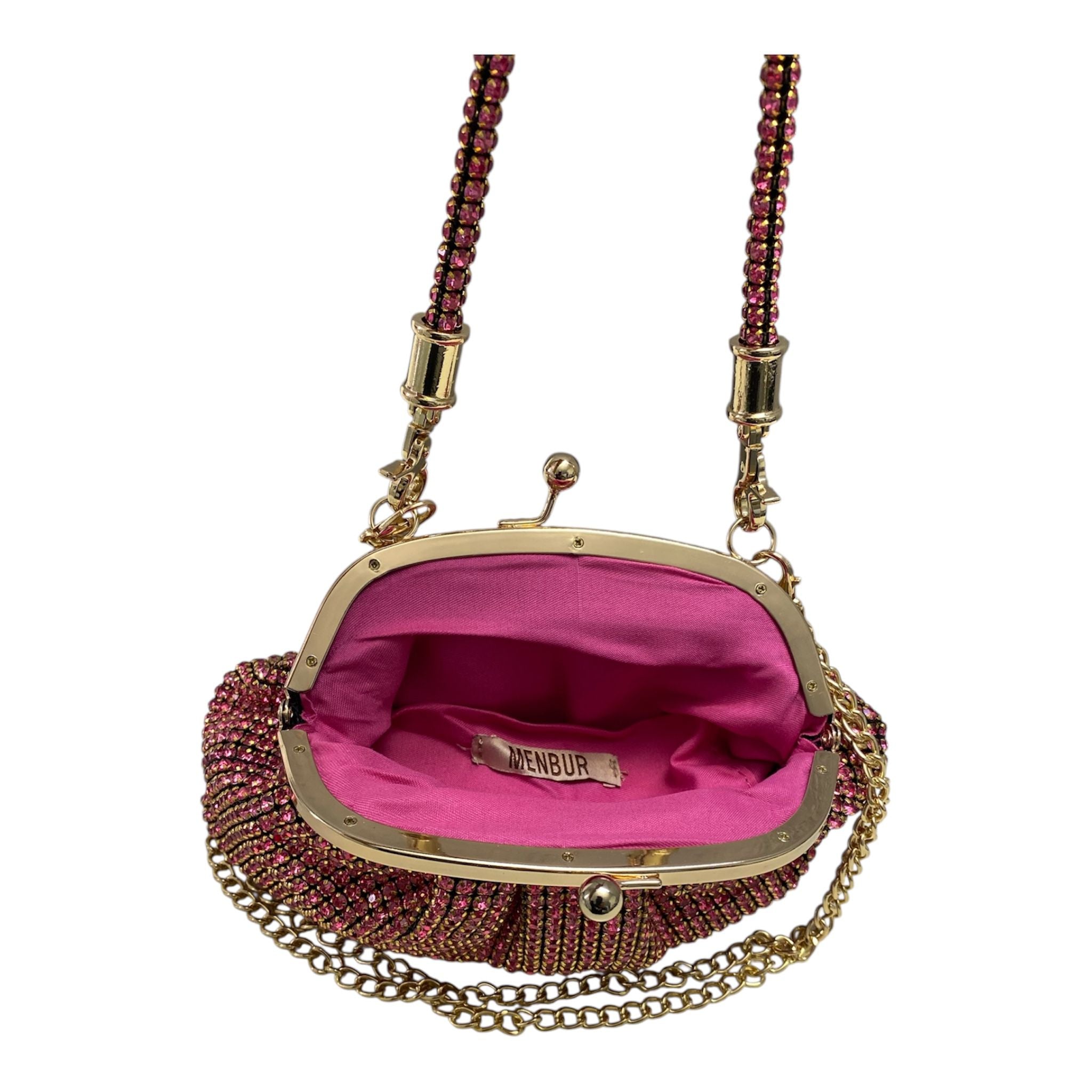 BORSA DONNA “MENBUR” 85673 0033 STRASS FUCSIA